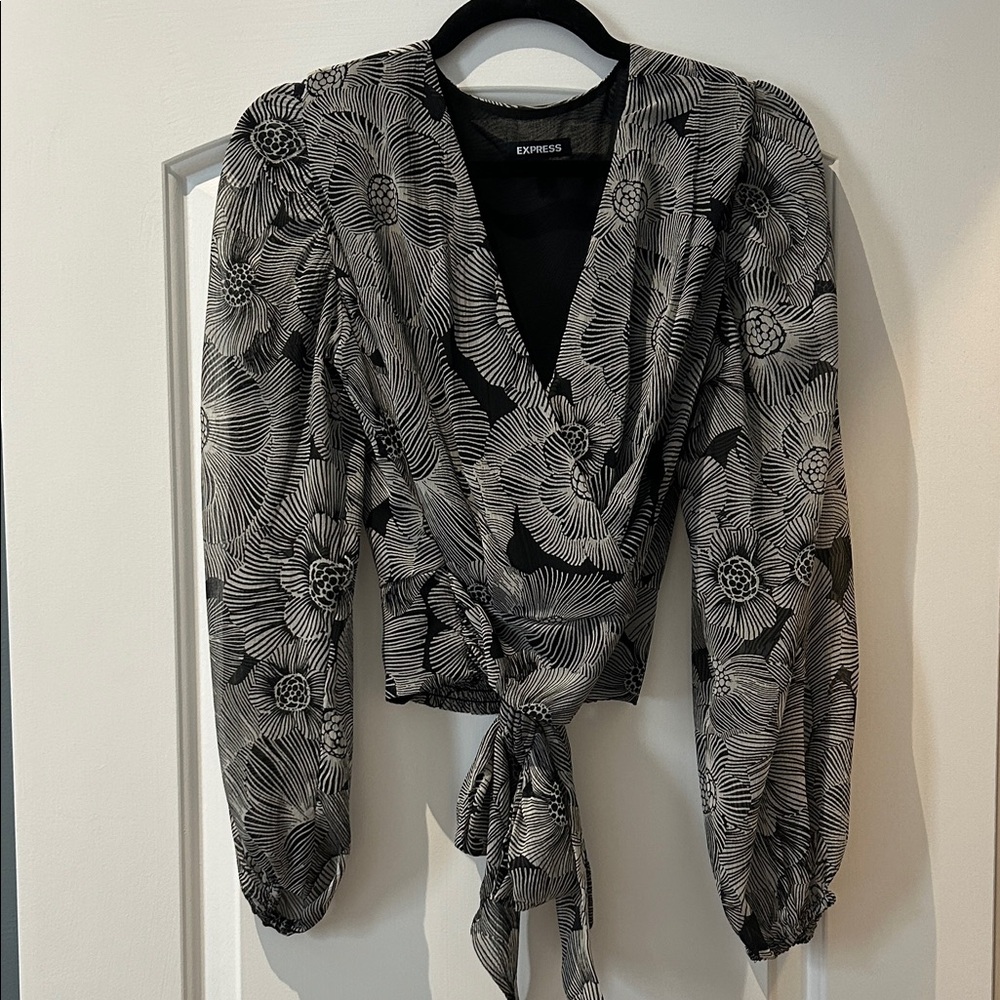 Express floral blouse